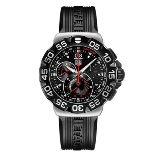 TAG Heuer Formula 1 Quartz Chronograph Big Date 44 Stainless Steel / Black / Rubber